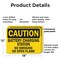 Signmission Battery Charging Station No Smoking Or Open Flames OSHA Caution Sign, Plastic, 18in W x 12in L, 2PK OS-2PACK-CS-P-1218-L-19115 - alternate 5